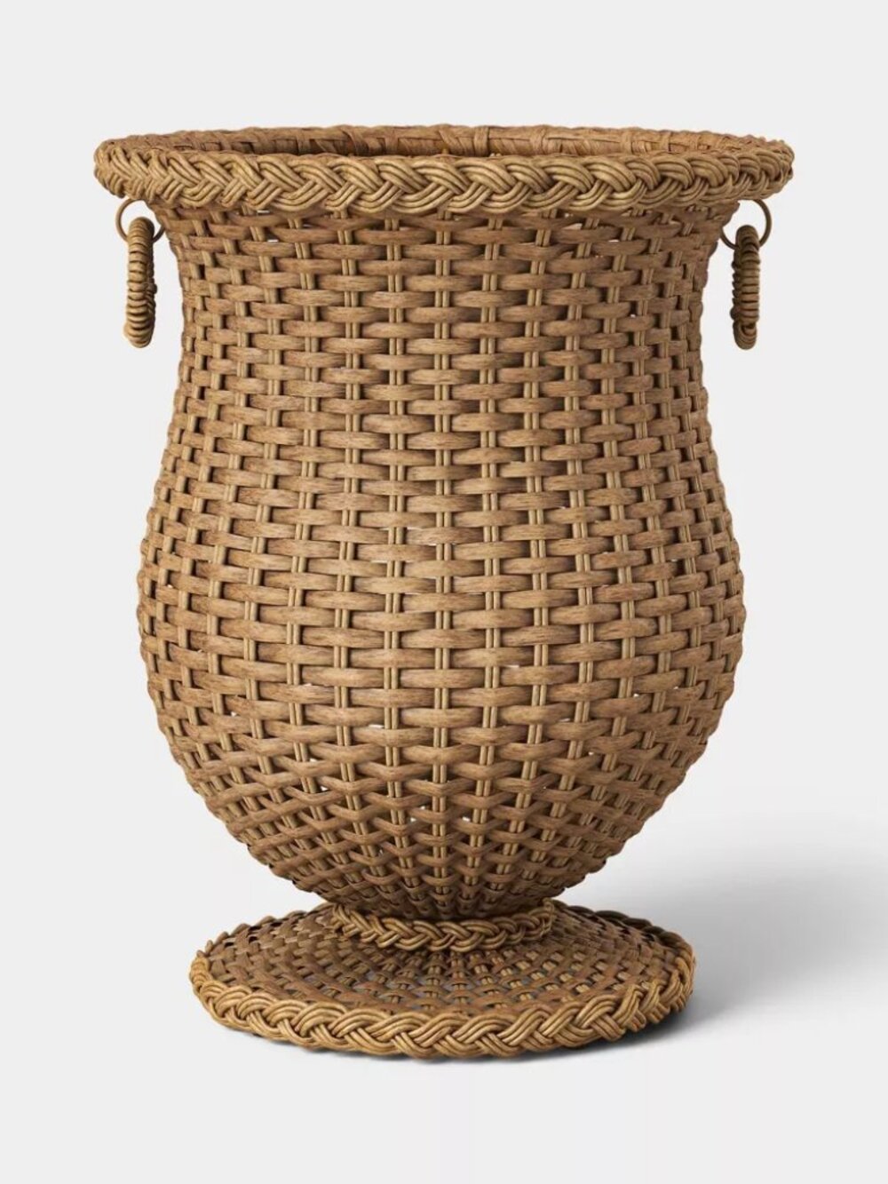 13"x21" Resin Wicker Outdoor Planter - Threshold designed with Studio McGee NEW